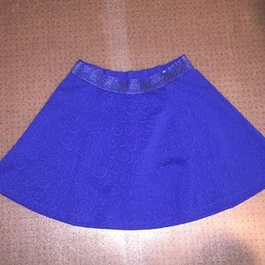 Blue kids skirt